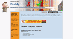 Desktop Screenshot of fasady.name